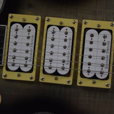Custom Crown Ace Frehley Kiss Translucent Blackburst Electric Guitar - Image 2