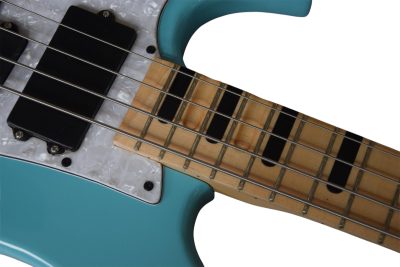 Custom Pearl Billy Attitude Limited 3 Left Handed Sonic Blue 4 String Bass - Image 9