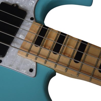 Custom Pearl Billy Attitude Limited 3 Left Handed Sonic Blue 4 String Bass - Image 9