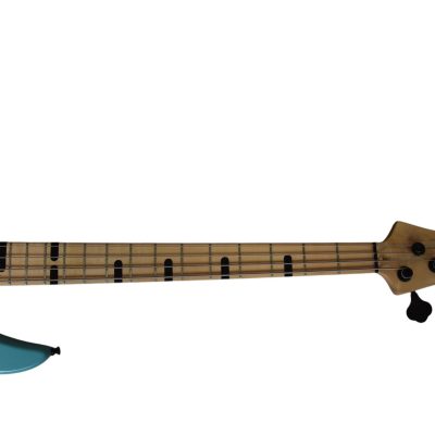 Custom Pearl Billy Attitude Limited 3 Left Handed Sonic Blue 4 String Bass - Image 8