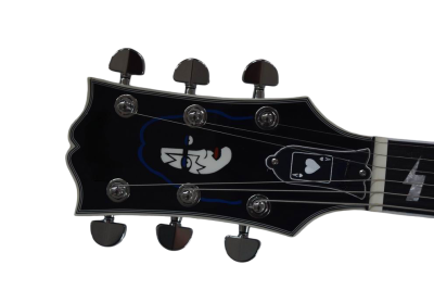 Custom Crown Ace Frehley Kiss Translucent Blackburst Electric Guitar - Image 6