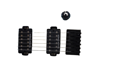 Custom Onyx Regius 6 Jeans Black 3 Tone Blue Burst 6 String Guitar - Image 9