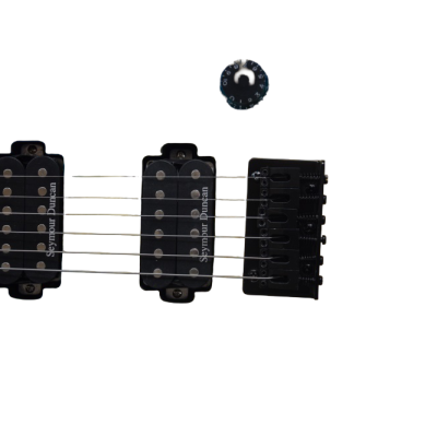Custom Onyx Regius 6 Jeans Black 3 Tone Blue Burst 6 String Guitar - Image 9
