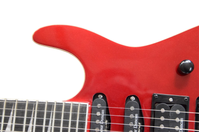 Custom Race Soloist HSS Pickup Metallic Red Guitar Floyd Rose Tremolo - Image 8