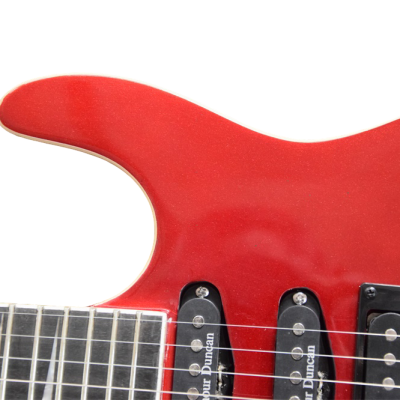 Custom Race Soloist HSS Pickup Metallic Red Guitar - Image 8