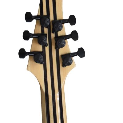 Custom Onyx Regius 6 Jeans Black 3 Tone Blue Burst 6 String Guitar - Image 12