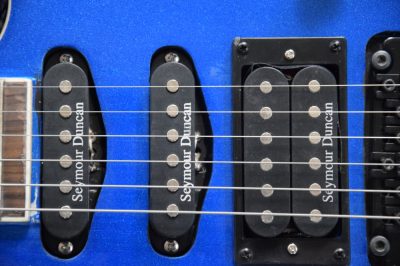 Custom Race Soloist HSS Pickup Metallic Blue Guitar Floyd Rose Tremolo - Image 2