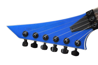 Custom Race Soloist HSS Pickup Metallic Blue Guitar Floyd Rose Tremolo - Image 5