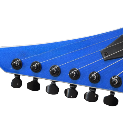 Custom Race Soloist HSS Pickup Metallic Blue Guitar - Image 5