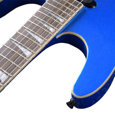 Custom Race Soloist HSS Pickup Metallic Blue Guitar - Image 6