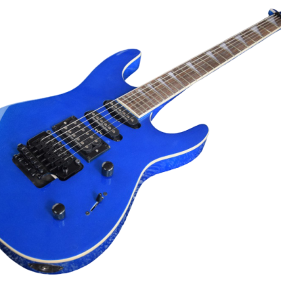 Custom Race Soloist HSS Pickup Metallic Blue Guitar - Image 8