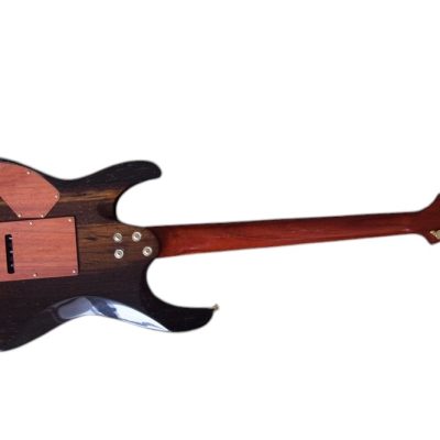 Custom Magnitude Waterfall Burl Maple Top Trans Green Guitar - Image 9