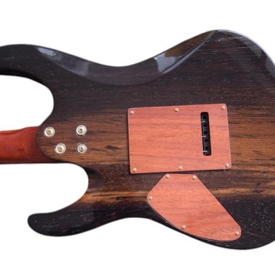 Custom Magnitude Waterfall Burl Maple Top Trans Green Guitar - Image 12