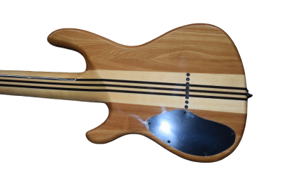 Custom Onyx Regius Transparent Amber Burst 8 String Guitar - Image 10
