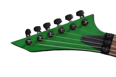 Custom Obsidian Flying V Alexi Laiho Tremolo Green Guitar - Image 4