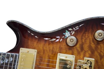 Custom Monarch SE Private Tree Of Life Quilted Maple Top Electric Guitar - Image 8