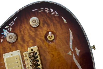 Custom Monarch SE Private Tree Of Life Quilted Maple Top Electric Guitar - Image 9