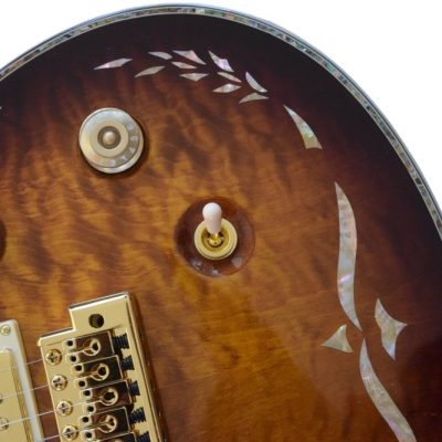 Custom Monarch SE Private Tree Of Life Quilted Maple Top Electric Guitar - Image 9