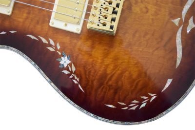 Custom Monarch SE Private Tree Of Life Quilted Maple Top Electric Guitar - Image 10