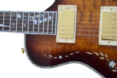 Custom Monarch SE Private Tree Of Life Quilted Maple Top Electric Guitar - Image 11