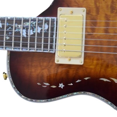 Custom Monarch SE Private Tree Of Life Quilted Maple Top Electric Guitar - Image 11
