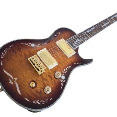 Custom Monarch SE Private Tree Of Life Quilted Maple Top Electric Guitar - Image 12