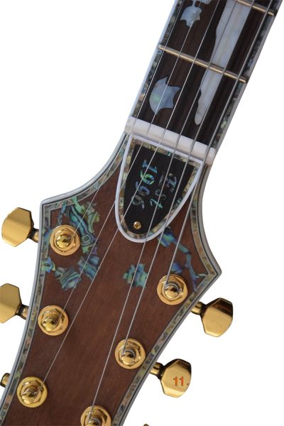 Custom Monarch SE Private Tree Of Life Quilted Maple Top Electric Guitar - Image 13