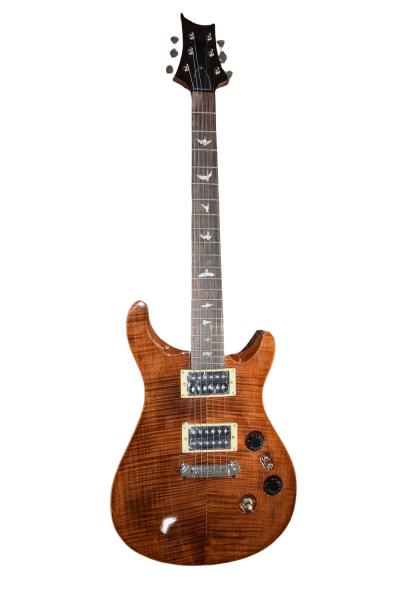 Custom Monarch Violin Amber Burst Santana Finish Electric Guitar - Image 2