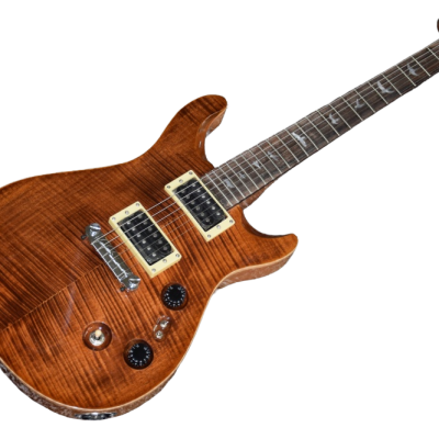 Custom Monarch Violin Amber Burst Santana Finish Electric Guitar - Image 7