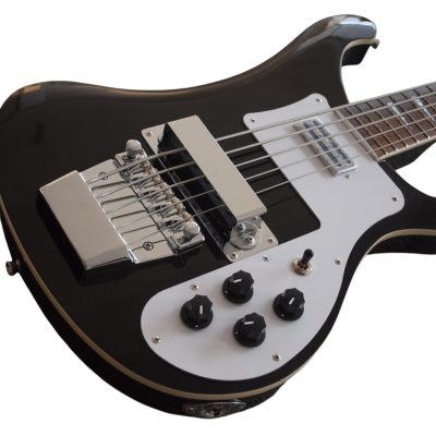 Custom Nova 4003 Jetglo Black 4 String Bass - Image 9