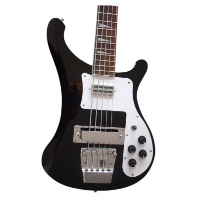 Custom Nova 4003 Jetglo Black 4 String Bass - Image 2