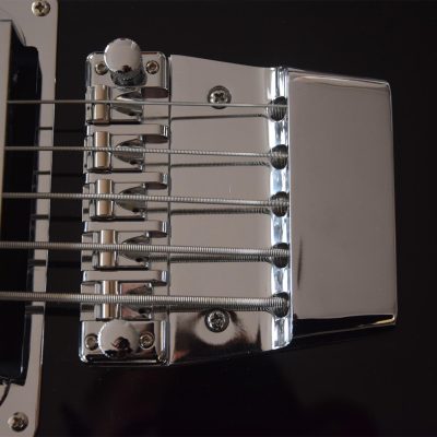 Custom Nova 4003 Jetglo Black 4 String Bass - Image 4