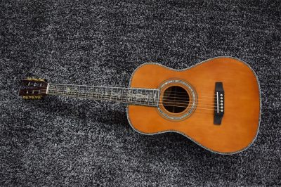 Custom Vertex D45 000 Solid Spruce Top Acoustic Electric Guitar - Image 4