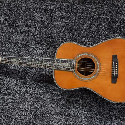 Custom Vertex D45 000 Solid Spruce Top Acoustic Electric Guitar - Image 4
