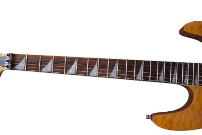 Custom Race Soloist Amber Burst Quilted Maple Veneer Top Guitar Floyd Rose Tremolo - Image 7