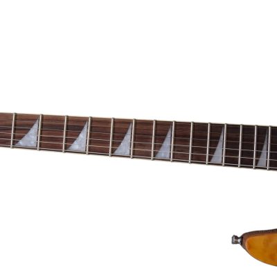 Custom Race Dinky DK2 Amber Burst Quilted Maple Veneer Top Guitar - Image 6