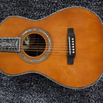 Custom Vertex D45 000 Solid Spruce Top Acoustic Electric Guitar - Image 5