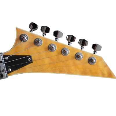 Custom Race Dinky DK2 Amber Burst Quilted Maple Veneer Top Guitar - Image 8