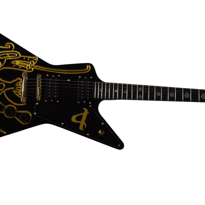 Custom Crown Olavi Explorer Vikings Black Electric Guitar - Image 11