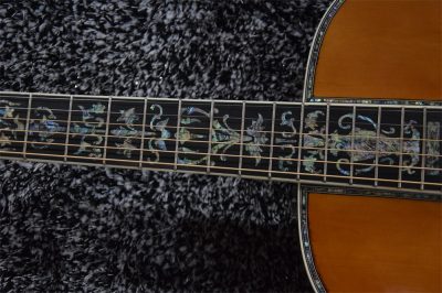 Custom Vertex D45 000 Solid Spruce Top Acoustic Electric Guitar - Image 6