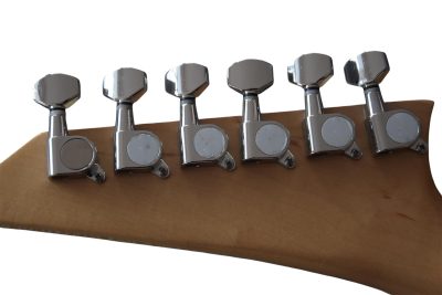 Custom Race Soloist Amber Burst Quilted Maple Veneer Top Guitar Floyd Rose Tremolo - Image 3