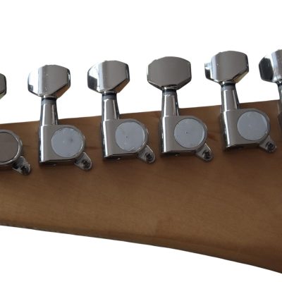 Custom Race Dinky DK2 Amber Burst Quilted Maple Veneer Top Guitar - Image 3