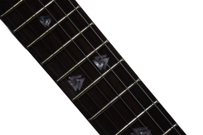 Custom Crown Olavi Explorer Vikings Black Electric Guitar - Image 6