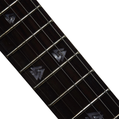 Custom Crown Olavi Explorer Vikings Black Electric Guitar - Image 6