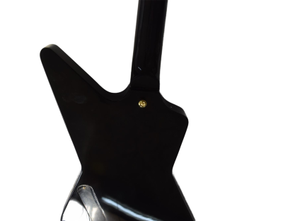 Custom Crown Olavi Explorer Vikings Black Electric Guitar - Image 3