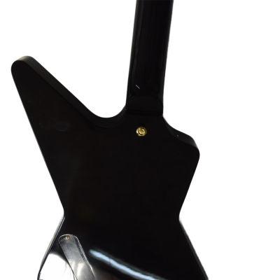 Custom Crown Olavi Explorer Vikings Black Electric Guitar - Image 3