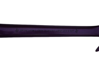 Custom Ember Prince Love Symbol Fretboard Purple Tremolo 6 String Electric Guitar - Image 11