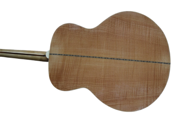 Custom Crown SJ200 Natural Studio Acoustic Personalized Fretboard Guitar Elvis Moustache Bridge - Image 10
