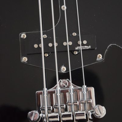Custom Crown Krist Jet Black Thunderbird 4 String Novoselic Bass - Image 2