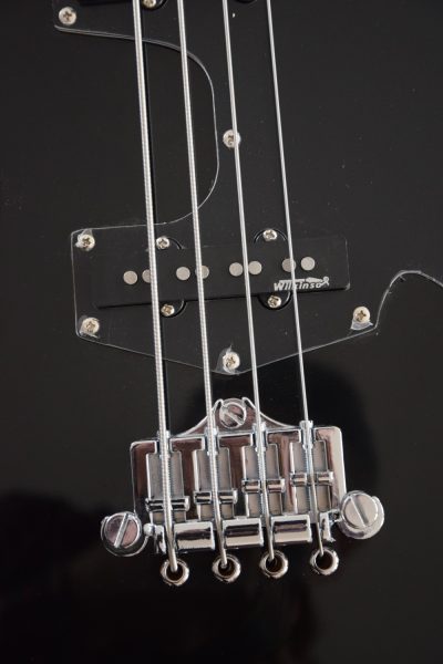 Custom Crown Krist Jet Black Thunderbird 4 String Novoselic Bass - Image 2